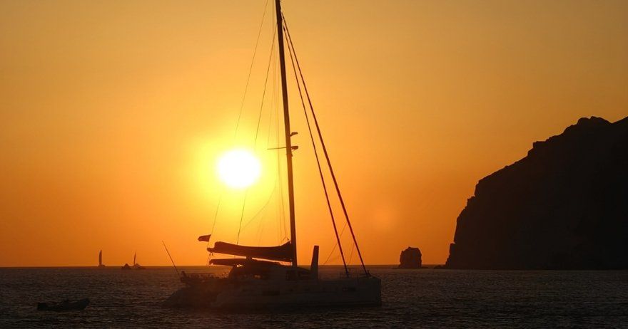 Atardecer en Catamarán en Denia