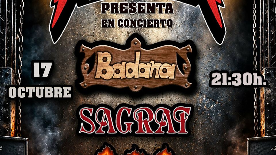 Rockstar Benidorm Presenta A ''badana-sagrat-metal Mareny En Concierto''