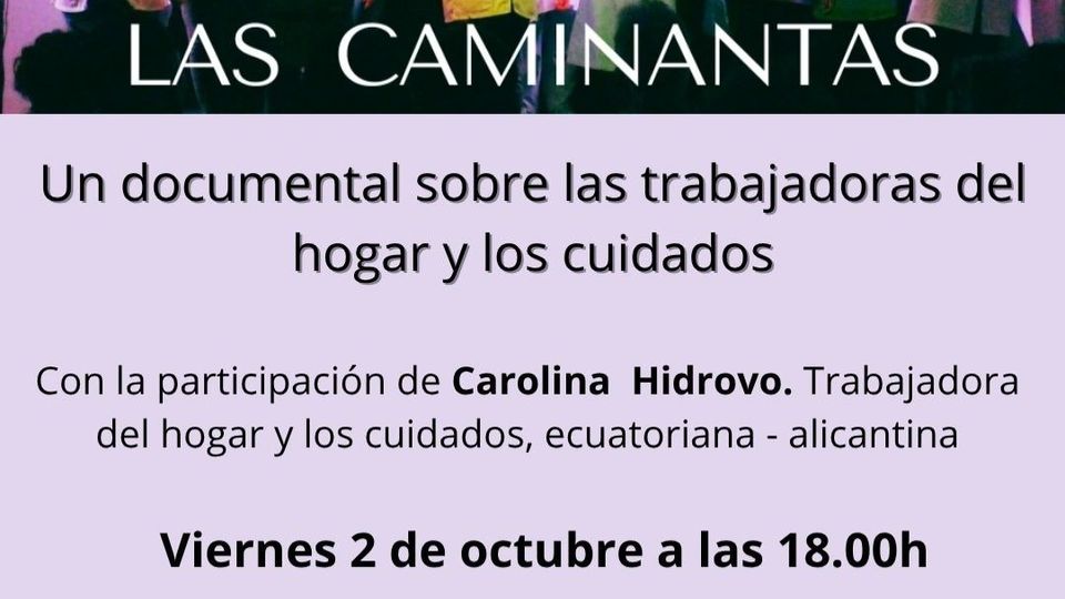 Documental y charla 'Las Caminantas'
