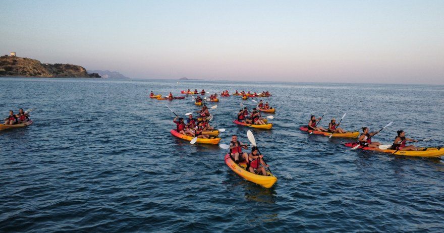 Kayak en las Calas de Villajoyosa